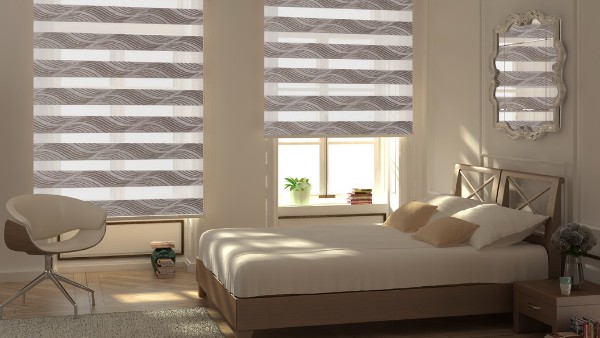 Как подобрать римские шторы для спальни?